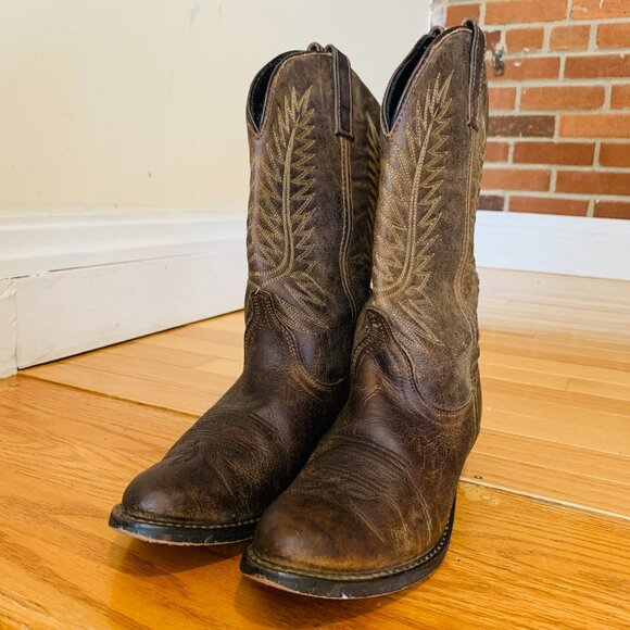Laredo Vintage Cowboy Western Boots Women's Size 7 M - Picture 6 of 16